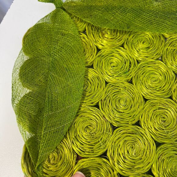 VTG Abaca Fiber Woven Trivets & Coasters SET of 6 Fruit Home Decor Accents - Picture 7 of 10